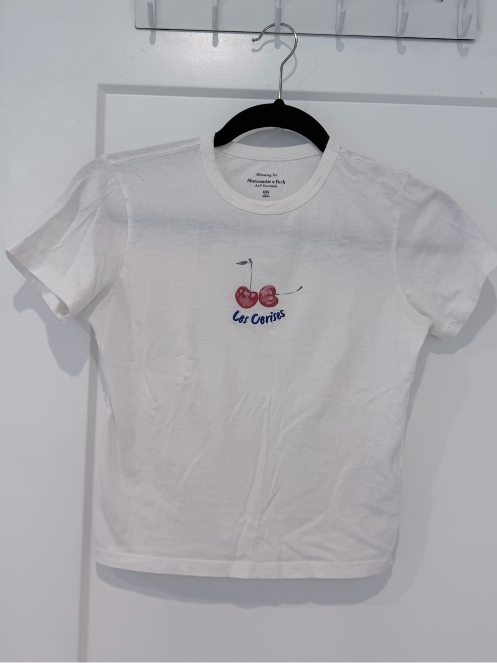 Abercrombie & Fitch White Short Sleeve Crew T-Shirt